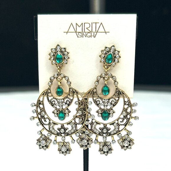 Amrita Singh Chandelier Earrings - Picture 1 of 4